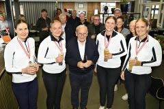 14. september 2025. Viborg Golfklub elitepiger vandt DM-sølv i weekenden , og blev modtaget til hyldest søndag aften i klubhuset.