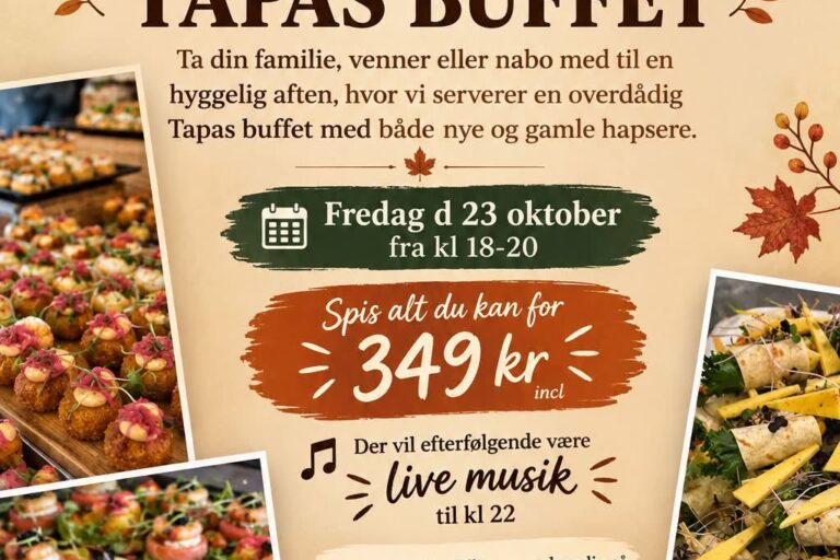 Tapas Buffet Aften….
